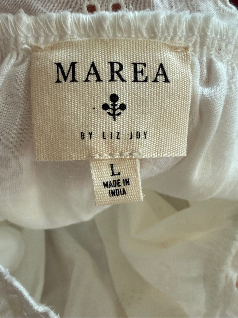 marea by Liz Joy Liza Dress, cotton, eyelet button front - Picture 4 of 5